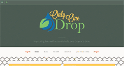 Desktop Screenshot of onlyonedrop.com